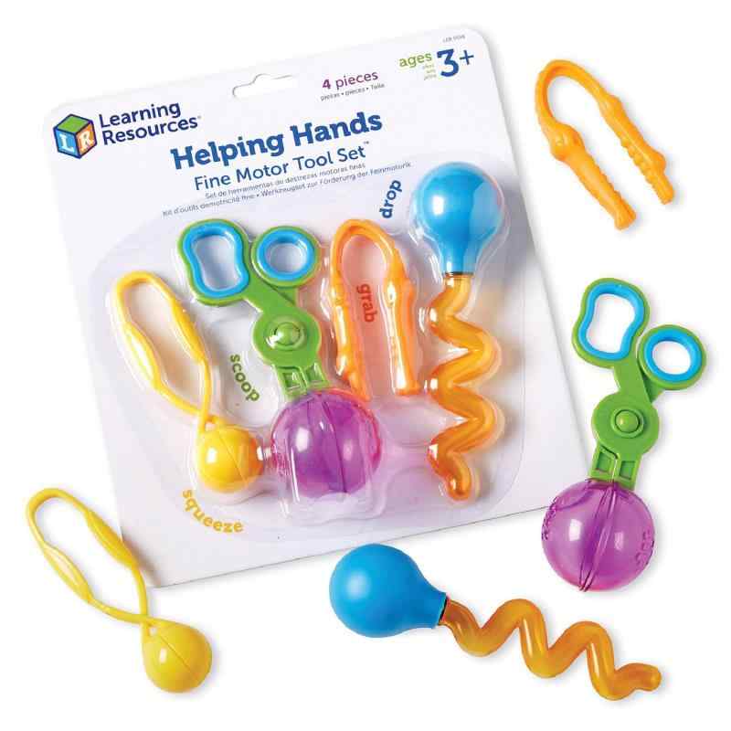 ラーニング リソーシズ 幼児おもちゃ 指先トレーニング 手指の運動 お助けツールセット LER5558 品