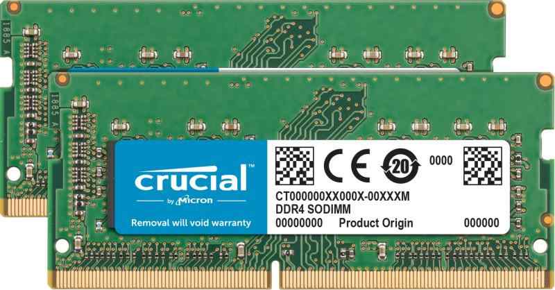Crucial [Micron製] DDR4 ノート用メモリー ( 2400MT/s / PC4-19200 / 260pin / SODIMM ) (8GBx2, 2400MT/s)