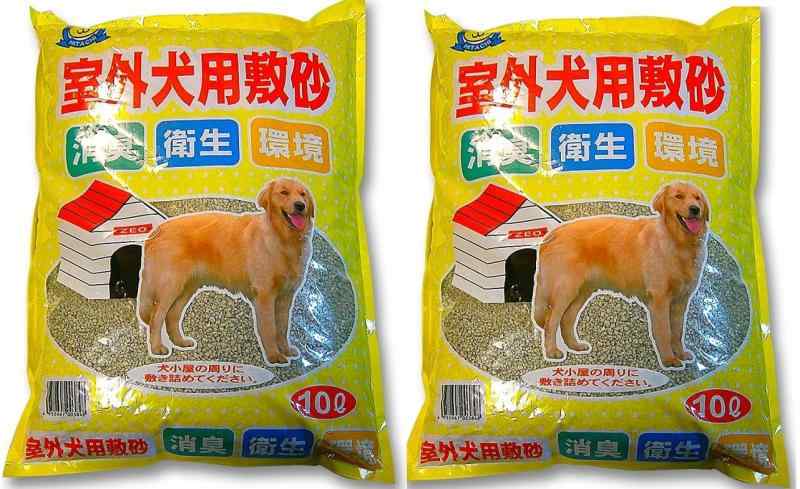 常陸化工 室外犬用敷砂 (10L×2個)