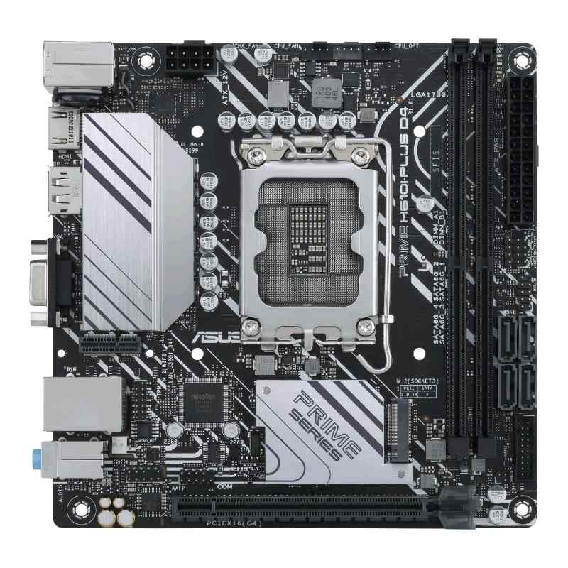 ASUS Intel H610 搭載 (LGA 1700) Mini-ITX マザーボード アンプ IC付き モノアウトヘッダー PRIME H610I-PLUS D4-C/国内流通品