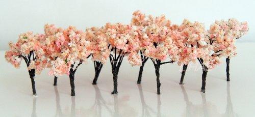 桜 さくら 樹木 木 鉄道 模型 建築 模型用 ジオラマ 10本 セット