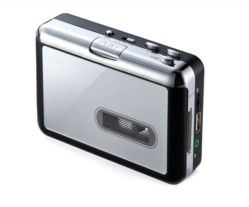 HIL PC不要カセットテープ USB変換プレーヤー カセットテープデジタル化 MP3コンバーターMP3の曲を自動分割USBメモリー保存