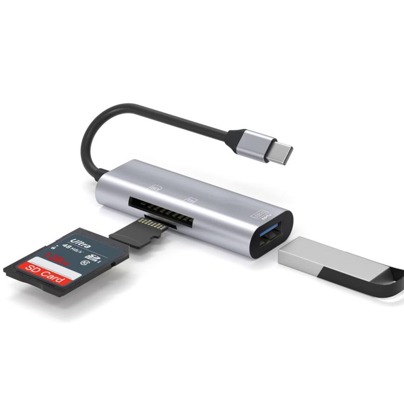 [2022 MFi正規認証品]iPhone SD カードリーダー 3-in-1 Lightning USB OTGカメラアダプタ 双方向高速データ転送 iPhone/iPad用 SD カード