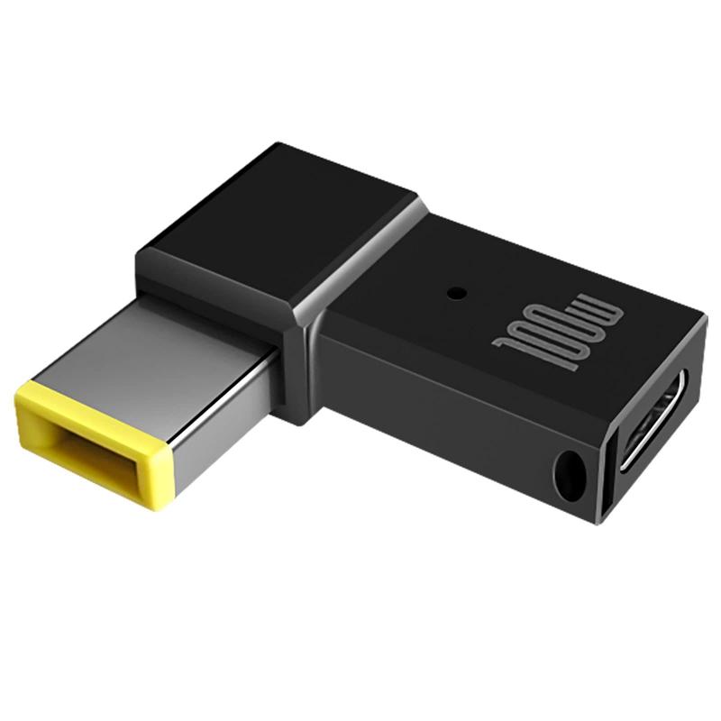 Sisyphy USB-C to Lenovo DC 11×4.5 mm 変換 急速充電アダプタ、20V 60~100W PD USB-C充電器必要 両端Type-cケーブル必要、Lenovo Think