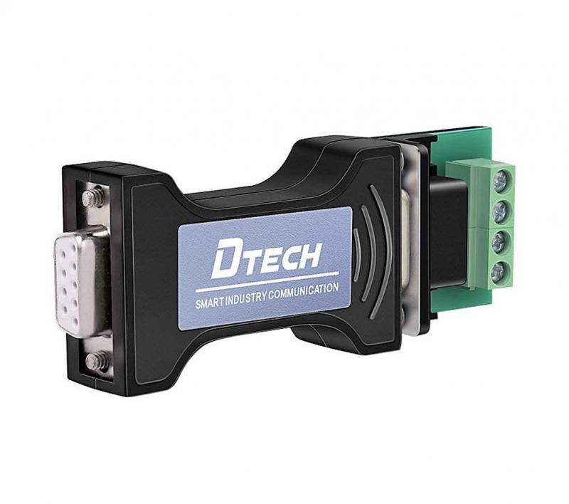 DTECH RS232C to RS485 変換 コンバーター アダプター Portpower シリアル ポート 給電 RS232 ⇔ RS485 変換器 データ コンバータ TVS内
