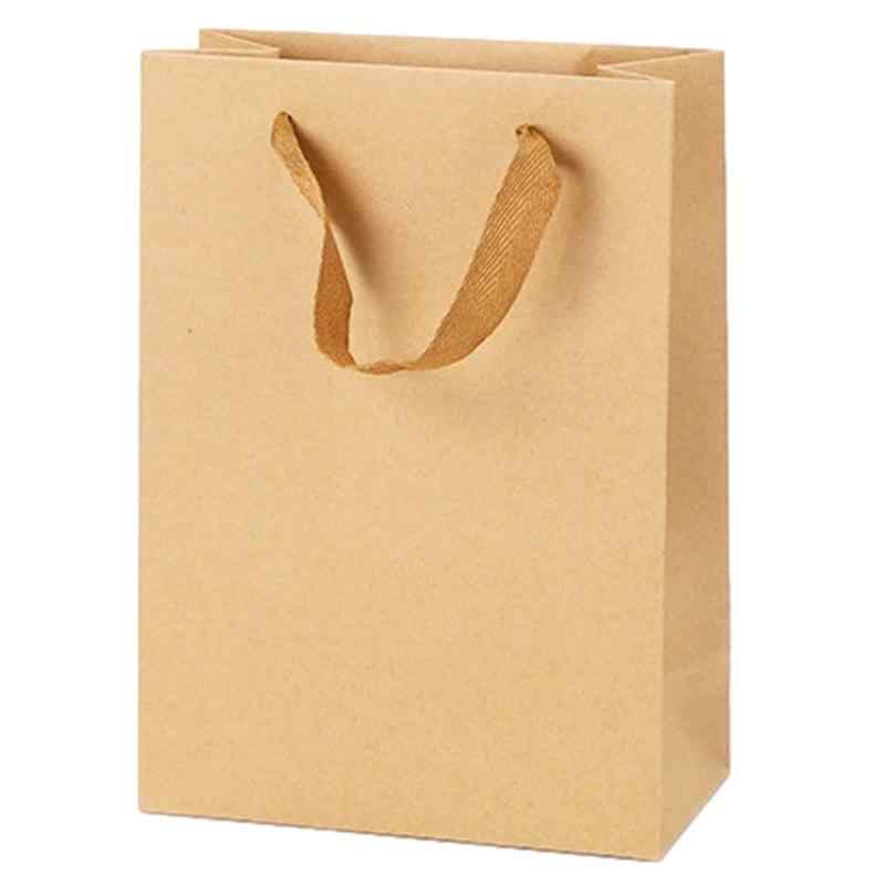 【トゥルーハーツ】ラッピング 袋 ギフトバッグ おしゃれ 可愛い プレゼント 紙袋 紙バッグ 手提げ (無地縦長)