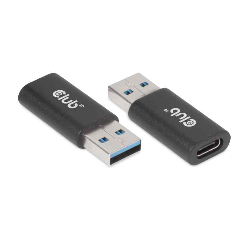 Club 3D USB 3.2 Gen1 Type A to USB 3.2 Gen1 Type C オス/メス アダプタ 5Gbps (CAC-1525)