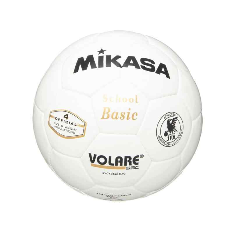 ミカサ(MIKASA) サッカーボール 日本サッカー協会 検定球 4号 (小学生用) SVC402SBC 推奨内圧0.8(kgf/？) (ホワイト)
