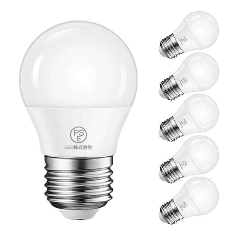 LED電球 E26口金 40W LEDランプ 広配光タイプ 高輝度 長寿命 省エネ PSE認証 3年 6個入 調光器非対応 (3000K電球色)