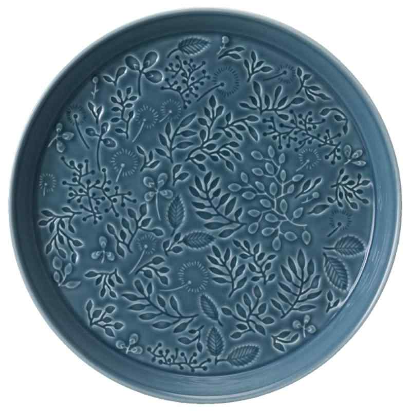 NARUMI(ナルミ) プレート 皿 アンナ・エミリア ミッドサマーメドーブルー 径19cm 電子レンジ オーブン 食洗機対応 日本製 41612-5949