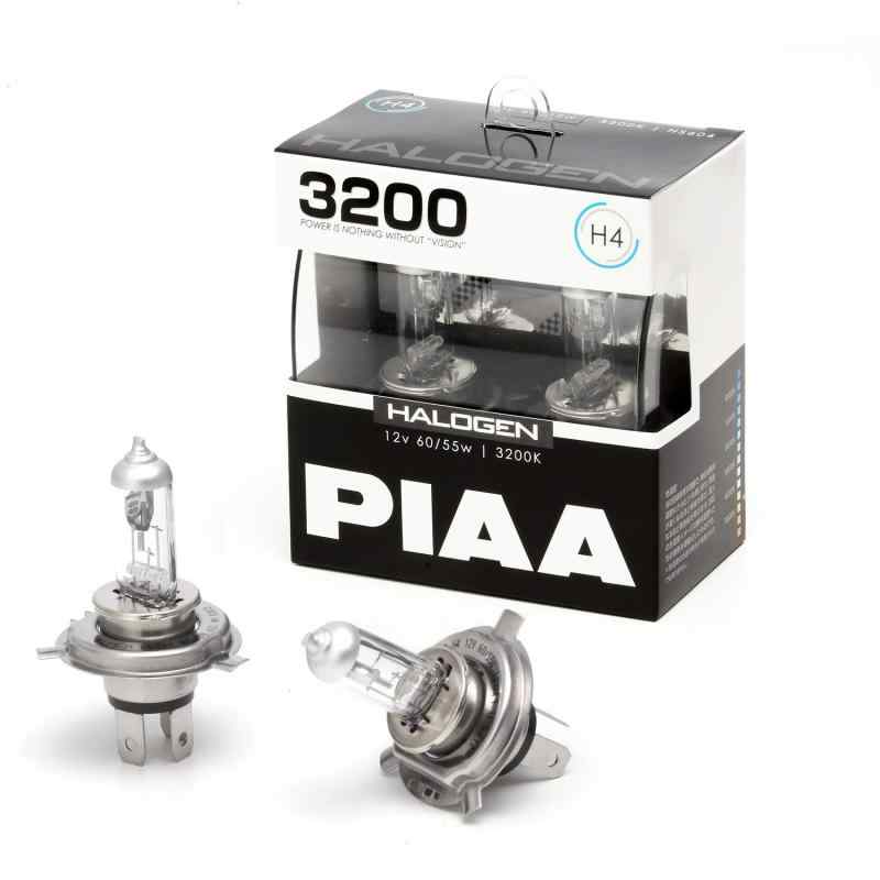 PIAA ヘッドライト・フォグランプ用 ハロゲン H4 3200K 車検対応 2個入 12V 60/55W HS604
