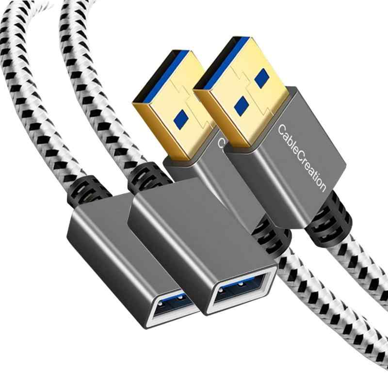 USB 3.0延長ケーブル (直角/2本1M入り)