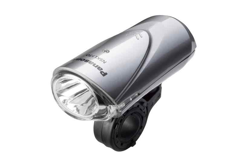 パナソニック(Panasonic) LED かしこいランプ 自転車 シルバー/ブラック/ホワイト W47×D98×H36mm NSKL150 (シルバー)