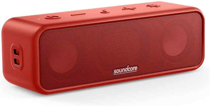 Anker Soundcore 3 Bluetooth スピーカー/ IPX7 防水/チタニウムドライバー/デュアルパッシブラジエーター/BassUpテクノロジー/アプリ対