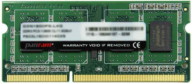 シー・エフ・デー販売 CFD販売 Panram ノートPC用 メモリ DDR3-1600 (PC3-12800) 4GB×1枚 1.35V対応 SO-DIMM 無期限 相性 D3N1600PS-L4G