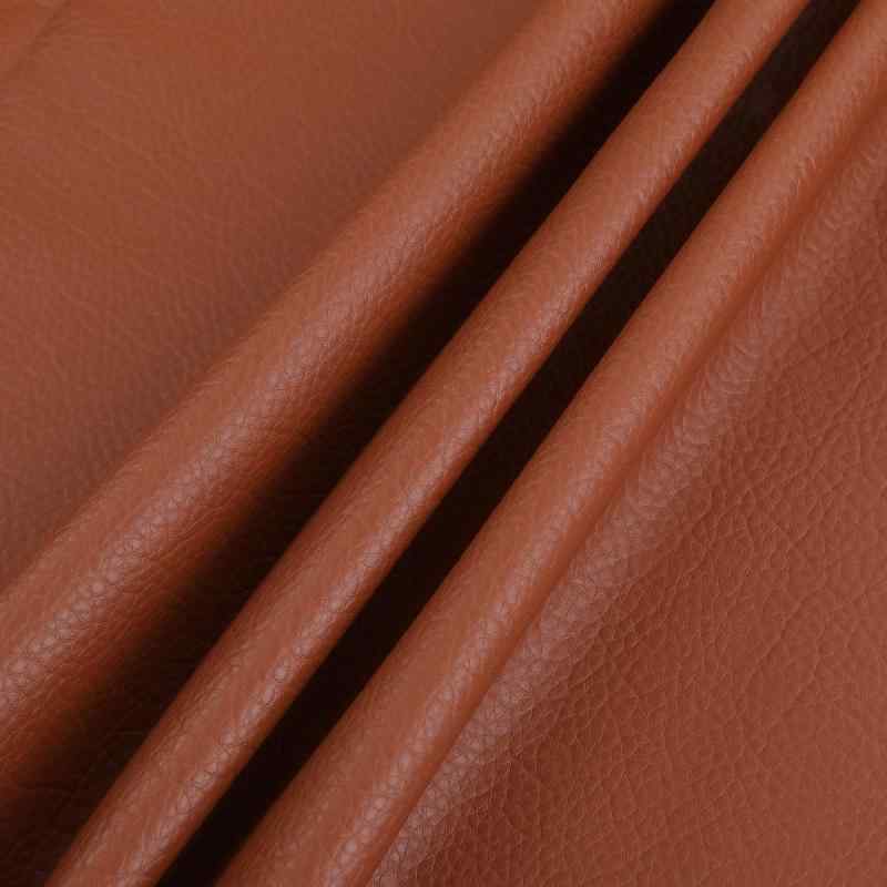 LOKIPA 合皮 生地 ソフト 人工レザー DIY かばんの作りに 手芸材料 pvc leather ライチ紋 幅135？ (0.5M, ひわだ色)