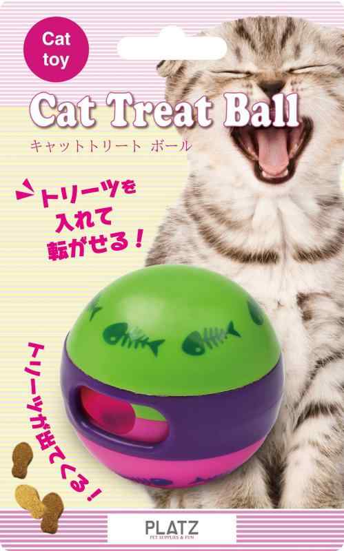 PLATZ PET SUPPLISES & FUN 猫用おもちゃ キャットトリートボール