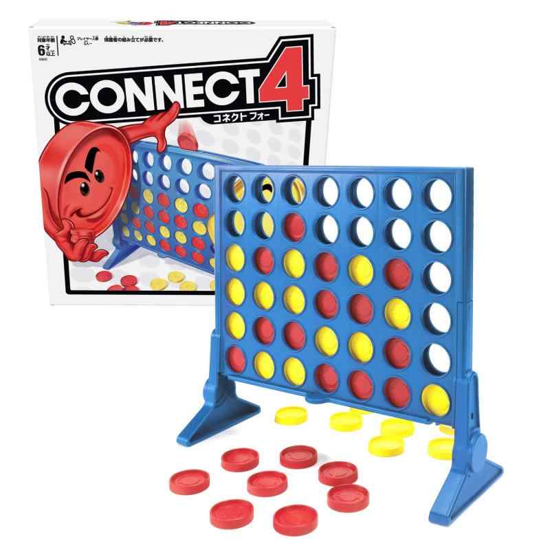 コネクト フォー 四目並べ 対象年齢6才以上 2人用 ファミリーや子供向けの戦略ボードゲーム テーブルゲーム パズル 対戦 ボードゲーム 知