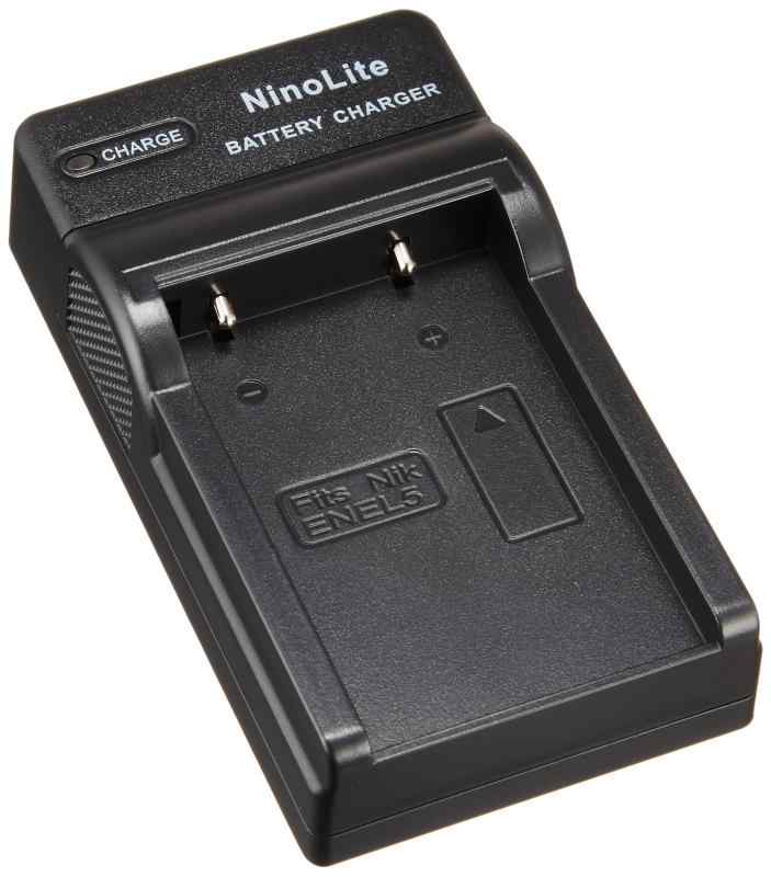 NinoLite USB型 用 器 海外用交換プラグ付き EN-EL5 対応 チャージャー DC12/K4