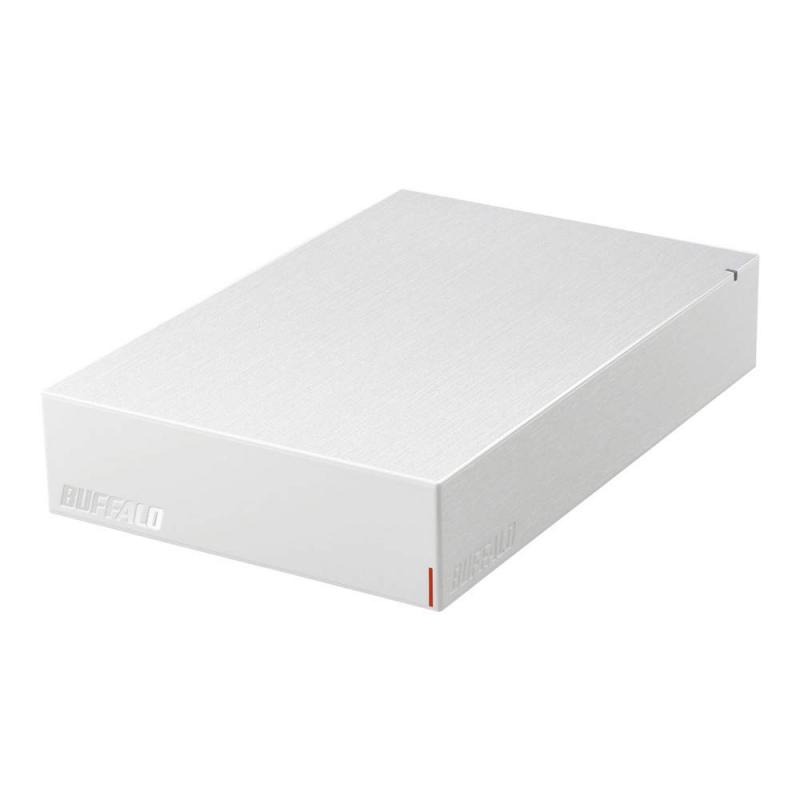 BUFFALO USB3.2(Gen.1)対応外付けHDD HD-LEU3-Bシリーズ (4TB, ホワイト)