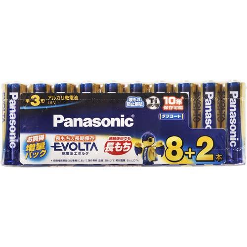 パナソニック 乾電池 EVOLTA(エボルタ) 単3形 8＋2本パック LR6EJSP/10S
