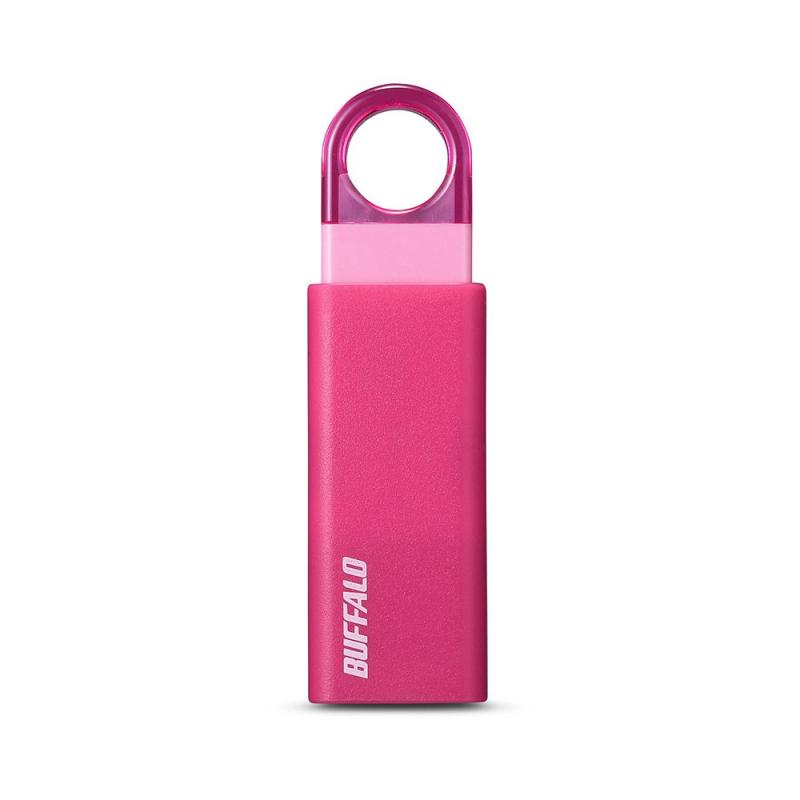 バッファロー BUFFALO ノックスライド USB3.1(Gen1) USBメモリー 16GB ピンク RUF3-KS16GA-PK