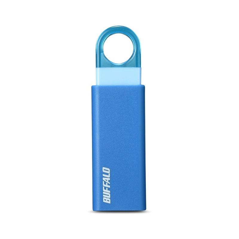 バッファロー BUFFALO ノックスライド USB3.1(Gen1) USBメモリー 16GB ブルー RUF3-KS16GA-BL