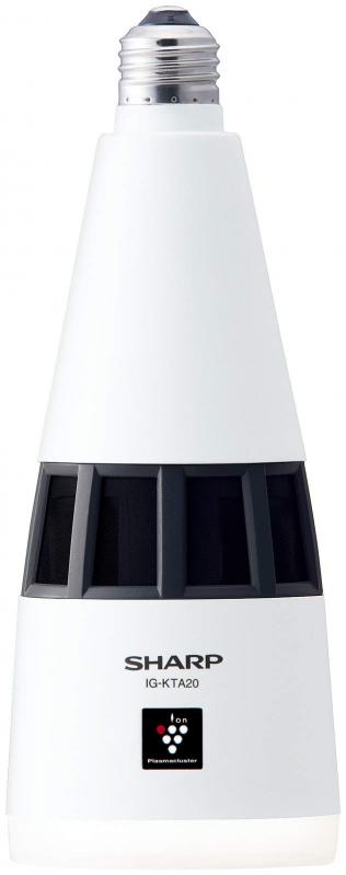 シャープ イオン発生機 トイレ用 天井 LED 照明 E26口金 ホワイト IG-KTA20-W