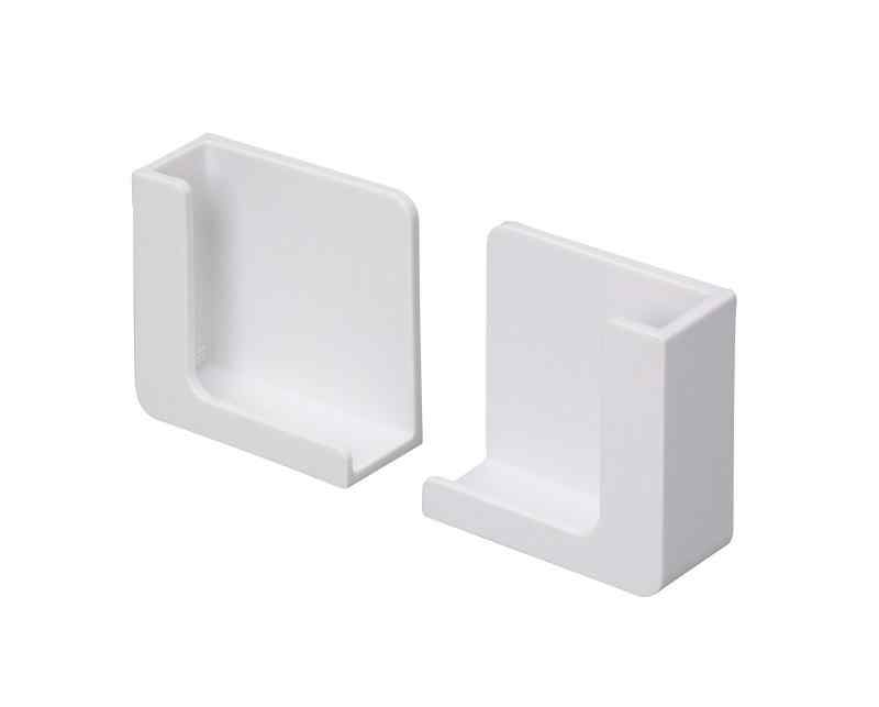 東和産業 マグネット バスルーム 浴室用ラック ホワイト 約5×2.3×5cm 磁着SQ バススマートフォンホルダー 39200