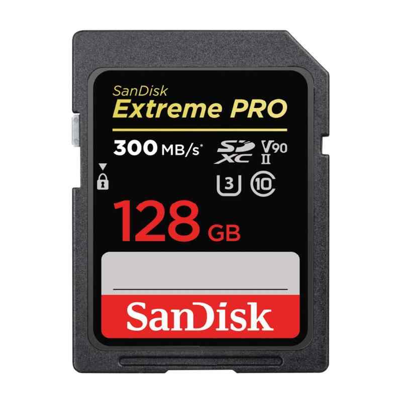 【 サンディスク 品 】 SDカード 128GB SDXC Class10 UHS-II V90 読取最大300MB/s SanDisk Extreme PRO SDSDXDK-128G-GHJIN 新パッケージ