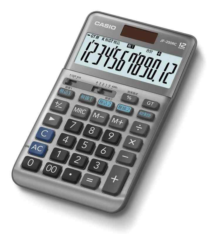 カシオ 軽減税率電卓 12桁 取得「税計算合計機能」搭載 (ジャスト)