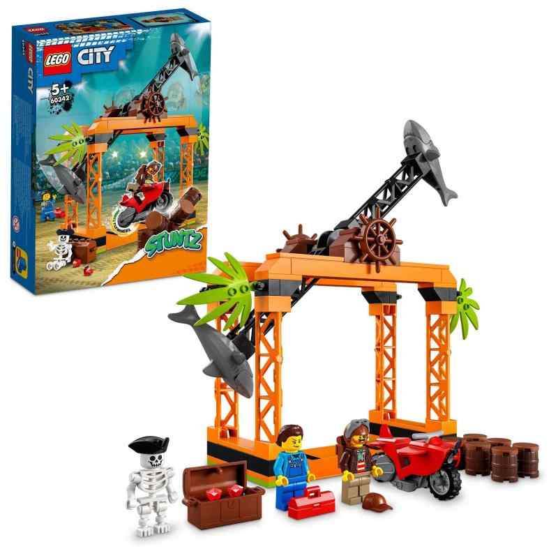 レゴ(LEGO) シティ スタントバイク チキン おもちゃ ブロック プレゼント 乗り物 のりもの 男の子 女の子 5歳以上 (シャークアタック・ス