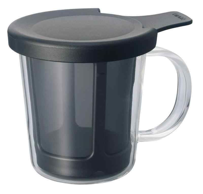 HARIO(ハリオ) ワンカップ コーヒーメーカー 1杯用 170ml ブラック ワンカップ ティーメーカー 日本製 OCM-1-B