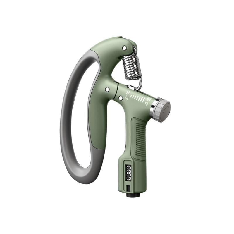 GreenGee 握力増強器 エクササイズ 握力グリッパー カウンター付き 10-100kg 負荷調整可能 ハンドグリッパー ストレス解消 リハビリ器具