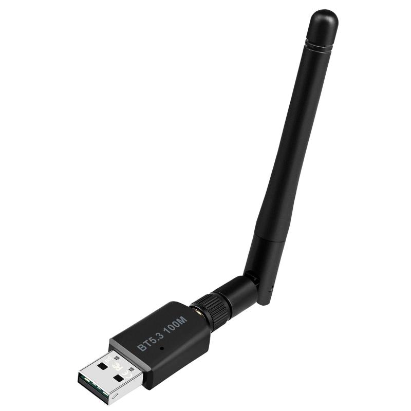 GUROYI 5.3 USB アダプタ 【Ver5.3 Class1長距離アダプタ プラグアンドプレイ、ドライバー不要です】 低遅延 無線 省電力 apt-X EDR/LE