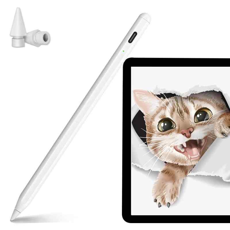 タッチペン iPad ペン Luznnox スタイラスペン 超高感度 極細 高精度 ペンシル 遅延なし 自動電源OFF 傾き感知/磁気吸着/誤作動防止機能