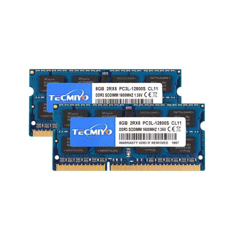 TECMIYO DDR3-1600 PC3-12800U 8GB×2枚 UDIMM デスクトップPC用メモリ 16GB (DDR3L 1600 2X8GB, ブルー)