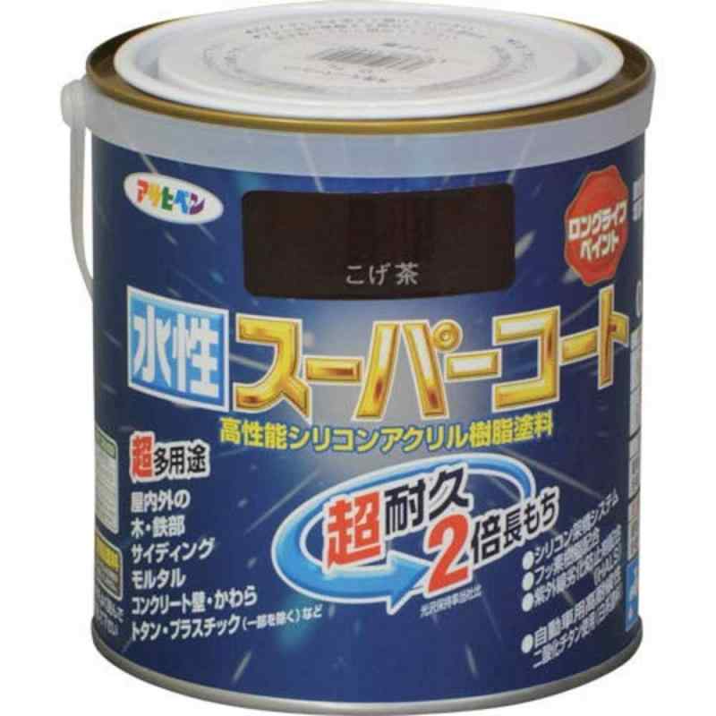アサヒペン(Asahipen)水性スーパーコート (0.7L, こげ茶)