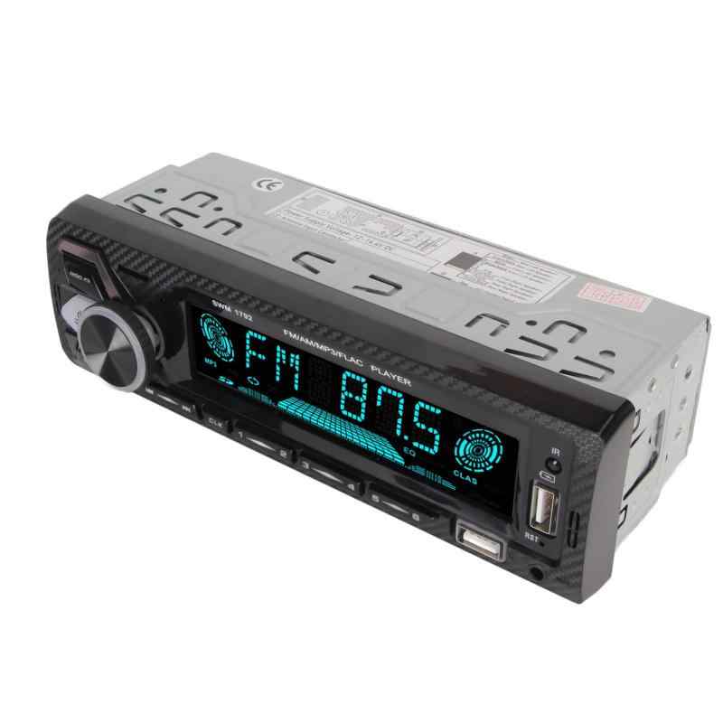 USB ポート付き カーステレオ、AM FM ラジオ、車 MP3 オーディオ プレーヤー、スマート音声アシスタント、AUX マップ再生、シングル DIN