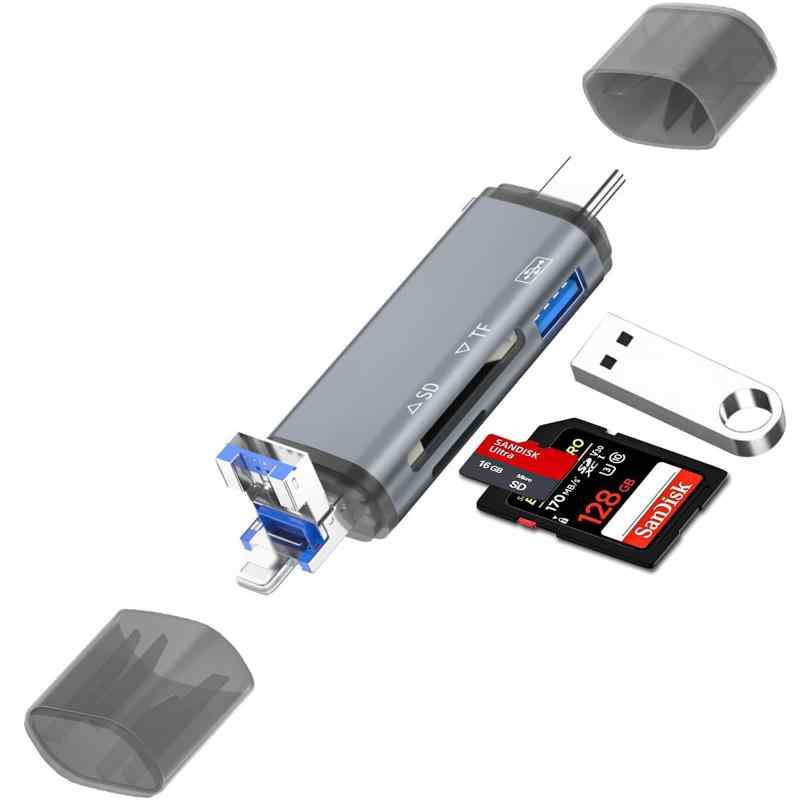 Chayoo SDカードリーダー 3in1【2023安定高速版】メモリーカードリーダー 多機能 データ転送 Type-C/Micro usb/USB SD TF USB カメラアダ