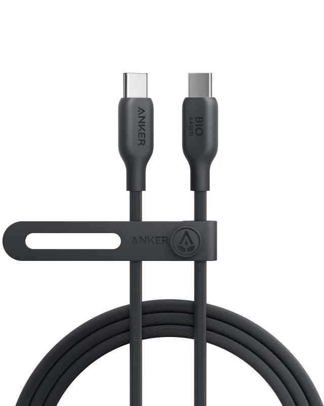 Anker 543 エコフレンドリー USB-C & USB-C ケーブル 植物由来素材 100W 急速充電 MacBook Pro 2020 / iPad Pro 2020 / iPad Air 4 / Sam