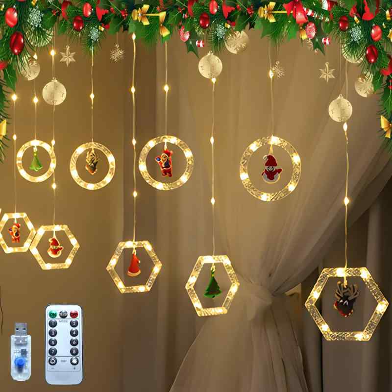 FIRE BULL クリスマス飾り クリスマスツリー 電飾 USB給電タイプ 3M 8種類の照明モード クリスマスツリー led 防水 イルミネーションライ