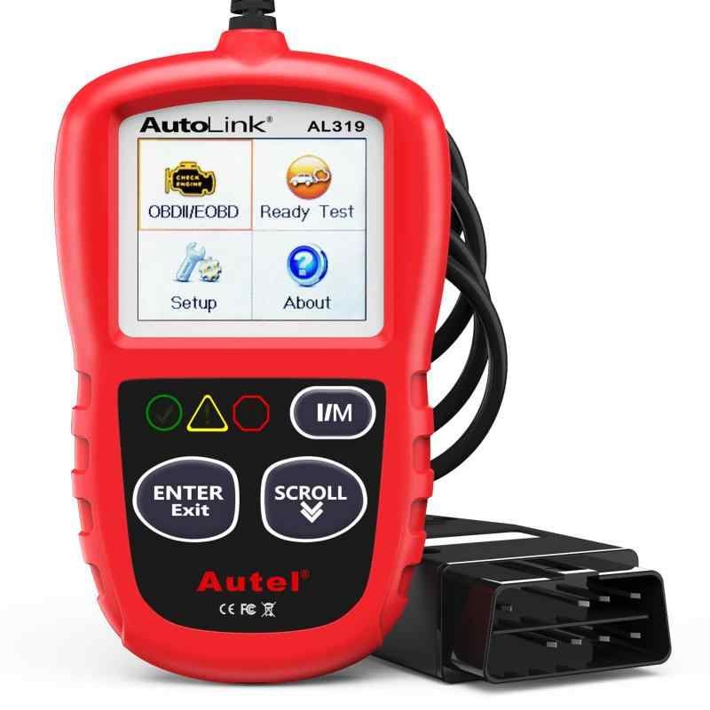 Autel Autolink AL319 OBD2スキャナー 診断機 コードの読み取りと消去 OBD2スマートでパワフルなスキャン 自動車診断ツール エミッション