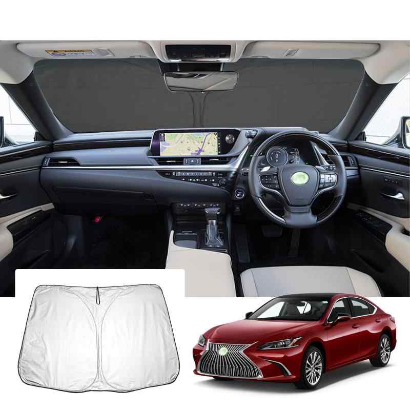 【GAFAT】 Lexus レクサス 専用 車用サンシェード フロントガラス用 UVカット 2020新型 折り畳み 遮光 断熱 紫外線カット 日よけ 収納袋