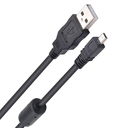 Sqrmueki UC-E6 デジタル一眼レフ 交換用USBケーブル転送データ同期コード8ピン 互換 ケーブル兼容 Coolpix S3700 S6500 S3500 S6600 S6