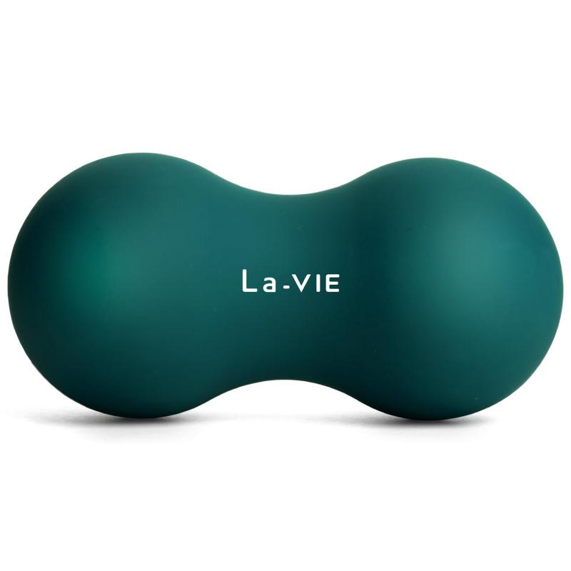 La-VIE(ラヴィ) かたお ダークグリーン 筋膜リリースボール ストレッチボール フォームローラー 型 3B-4806 メーカー品
