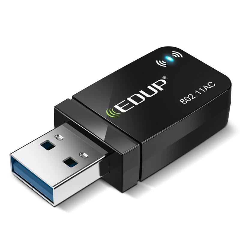 EDUP WiFi 無線LAN 子機 1300Mbps USB3.0 WIFIアダプター デュアルバンド 802.11ac技術 2.4Ghz/5Ghz 高速通信11/10/8.1/8/7/ XP/Vista/Ma