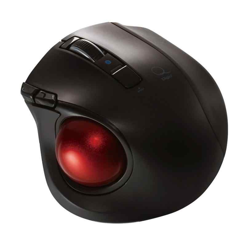 Digio2 Q 小型 トラックボール Bluetoothマウス 静音 5ボタン ブラック 48372