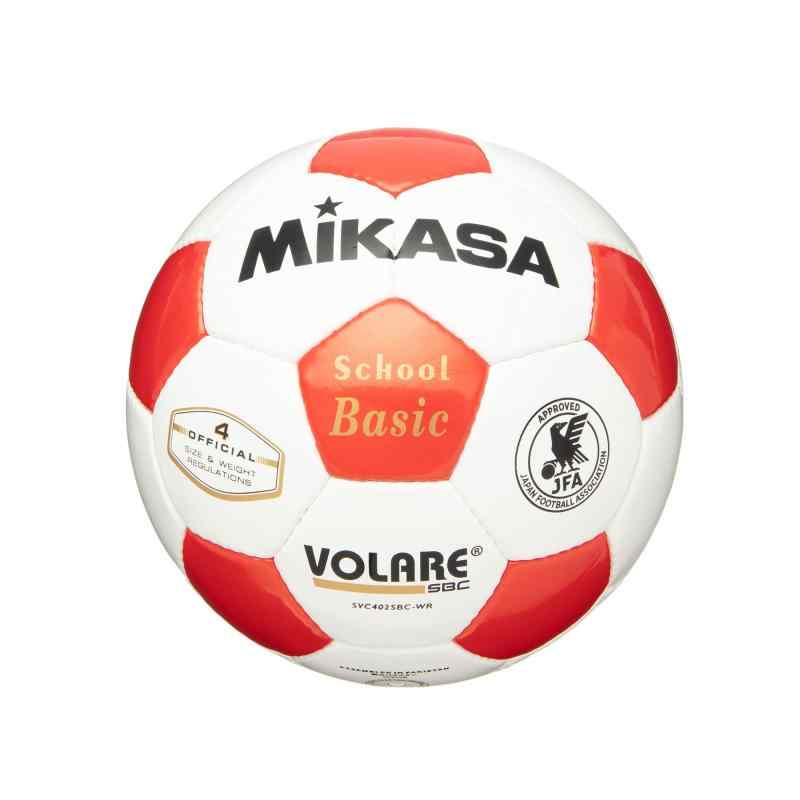 ミカサ(MIKASA) サッカーボール 日本サッカー協会 検定球 4号 (用) SVC402SBC 推奨内圧0.8(kgf/？) (ホワイト/レッド)