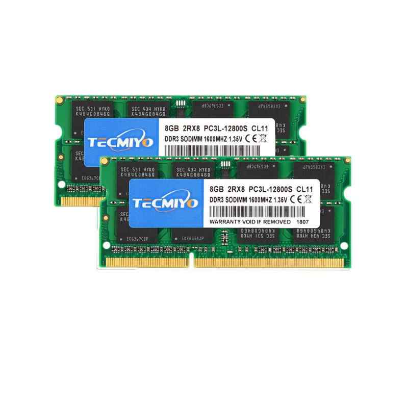 TECMIYO DDR3-1600 PC3-12800U 8GB×2枚 UDIMM デスクトップPC用メモリ 16GB (DDR3L 1600 2X8GB, グリーン)